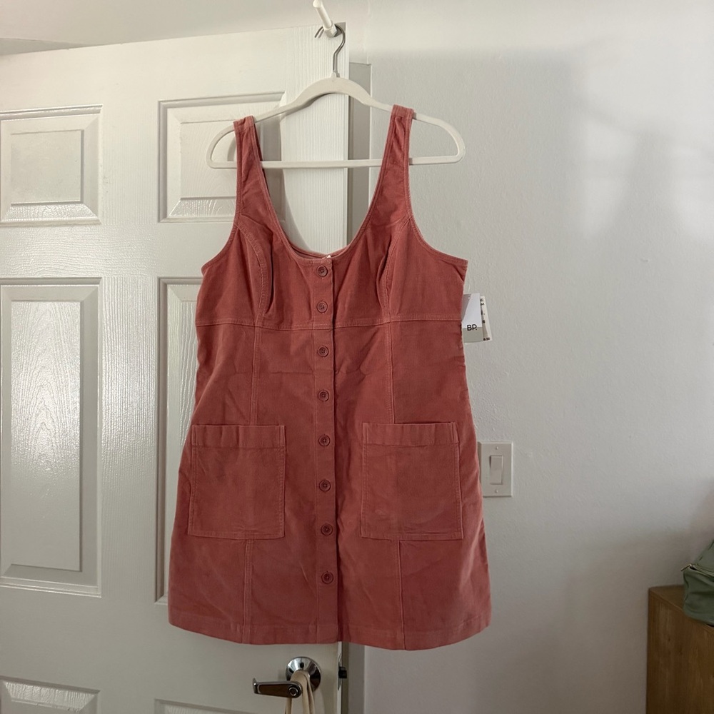 bp. Pink Corduroy Mini Dress